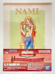 BANDAI SPIRITS 이치 반 쿠지 원피스 이모셔널 스토리 H 상 나미 / 벨 메일 클리어 파일 세트