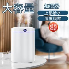 加湿器 超音波式 上部給水設計 静音設計 ダブル噴霧 大容量 コードレス 空気清浄機能付き オフィス 家庭用