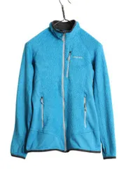 【お得なクーポン配布中!】 パタゴニア R2 フリース ジャケット レディース XS 古着 13年製 ジップアップ 毛長 ボア パイル ストレッチ ジャンパー レギュレーター 青