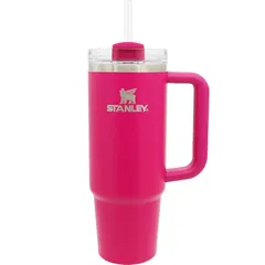 【限定】STANLEY(スタンレー) H2.0 真空クエンチャー 0.88L カメリア 保冷 頑丈 蓋付き ストロー 水筒 タンブラー 1リットル 夏 アウトドア 食洗機可  (日本正規品)