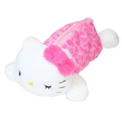ハローキティ ペンケース くたっとペンポーチ ヒョウ柄 サンリオ カミオジャパン 筆箱 新学期準備文具 キャラクター グッズ 