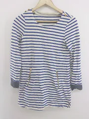 ◇ URBAN RESEARCH ボーダー 長袖 チュニックカットソー サイズONE ホワイト ネイビー マルチ レディース P  【中古】 【1208230005256】