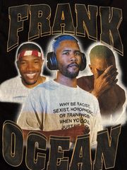 FRANK OGEAN  フランク・オーシャン シンガーソングライター  ミュージック　ｔシャツ　R&B　ラップtee　RAP　ダンス