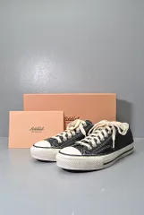 CONVERSE ADDICT CHUCK TAYLOR LEATHER OX - BLACK コンバース アディクト チャックテイラー レザー スニーカー 1SD397 28cm