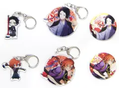 【中古】雑貨 [単品] 龍之介＆中也 バッジ(2個セット)＆アクリルキーホルダー(4個セット) 「文豪ストレイドッグス 迷ヰ犬怪奇譚 ポートマフィアセット」 C95グッズ