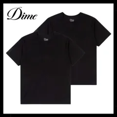 新品・未使用★Dime ロゴTシャツ　ブラック XLサイズ Dime(ダイム) Ghostly Font T-Shirt ロゴ プリントTシャツ