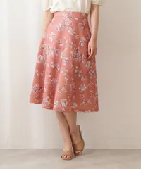 新品★PROPORTION BODY DRESSING (プロポーションボディドレッシング) ペイントフラワーフレアスカート SALE レディース