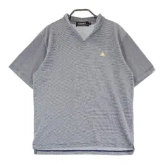 サイズ：M LE COQ GOLF ルコックゴルフ  半袖Tシャツ 総柄 ブラック系 [240101419124] ゴルフウェア メンズ ストスト