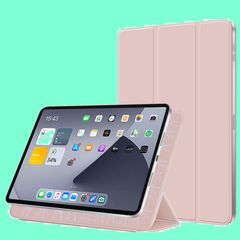 KenKe 新型 iPad Pro 11 ケース 第4/3/2/1世代 通用 磁気吸着 軽量 柔らかいシリコン 高級PU材質 カバー Pencil 2 ワイヤレス充電可能 三つ折り畳み可 スタンド マグネット付き 自動スリープ機能 iPad Pro 11インチ
