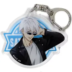 【中古】雑貨 五条悟(等身) アクリルキーホルダー 「くじ引き堂 呪術廻戦くじ Pop＆Pop」 B-4賞