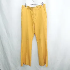 ◇ ⊇ HARE ハレ シンプル カラー フレアパンツ サイズL イエロー レディース E  【1502060024990】