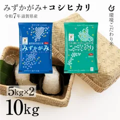 新米 みずかがみ5kg コシヒカリ 5kg 米 お米 10kg 令和7年 滋賀県