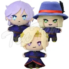 ツイステッドワンダーランド エクストラ寮服マスコット ポムフィオーレ寮 全3種セット 【新品 未開封】 ツイステ グッズ ディズニー ヴィル ルーク エペル