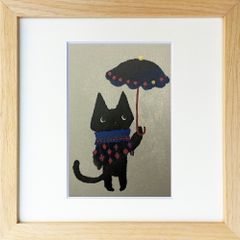 猫】絵画 原画 lilting number - メルカリ