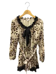 トゥービーシック UBE04-758-40 チュニック 40 ブラウン レオパード IT6RUV3GY974