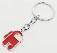 アモングアス　アマガス　ミニ　レッド　人狼　キーリング　キーホルダー　アメリカン雑貨