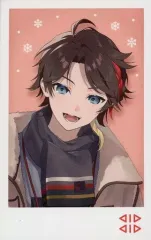 【中古】キャラカード 三枝明那(背景雪玉/ノーマル) 「バーチャルYouTuber にじさんじ ＆ NIJISANJI EN にじさんじ ウィンターデート2023 ランダムチェキ風カード Aグループ」