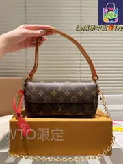 【今日特価】Lv ルイ・ヴィトン アイビー ウォレット オン チェーン ダブルストラップと実用的な仕切り設計-WTO輸入1