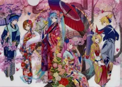 【中古】クリアファイル 集合(花色衣) A4クリアファイル 「VOCALOID 初音ミグ」