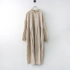 サマンサモスモス Samansa Mos2 SM2 襟配色小花柄ワンピース F/ピンクベージュ系 ドレス ロング ピンタック ギャザー【2400014449969】