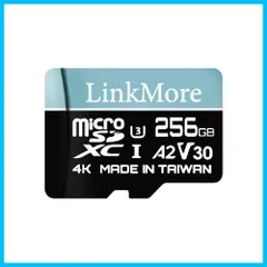 【迅速発送】LinkMore MicroSDXCカード 256GB A2 / V30 / U3 / Switch対応/SDアダプター付【読込最大160MB/s】