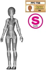 【中古】フィギュア 1/12 素材ちゃん Sサイズ 褐色