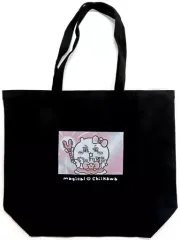【中古】雑貨 提供むちゃうま製菓 大きめトートバッグ 「ちいかわ なんか小さくてかわいいやつ まじかるちいかわ」