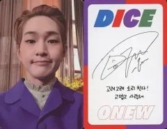 SHINee  ONEW  トレカ　オニュ　DICE SHINee ONEW トレカ オニュ DICE K-POP・アジア