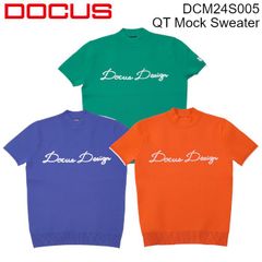 [2024春夏] ドゥーカス QT モック セーター ニット ゴルフウェア [DCM24S005]