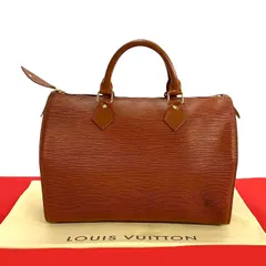 極 美品 LOUIS VUITTON ルイヴィトン ヴィンテージ スピーディー 30 エピ レザー ハンドバッグ ミニ ボストンバッグ ケニアブラウン k77-9