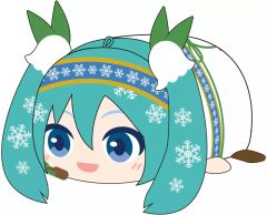 [중고] 봉제인형 마스코트 봉제인형 배지 유키미쿠 2015 [VOCALOID 유키미쿠(SNOW MIKU) 포터 콜로마스코트]
