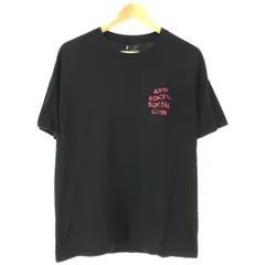 ANTISOCIALSOCIALCLUBアンチソーシャルソーシャルクラブロゴプリントクルーネックTシャツブラックサイズ:LメンズIT7HNPDFNLJ7  - メルカリ