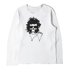 新品 lucien pellat-finet ルシアンペラフィネ Tシャツ サイズ:L スカル グラフィック ロングスリーブ カットソー EVH 2286 トップス 長袖 ロンT ホワイト 白 イタリア製のサムネイル