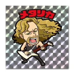 メタリカ ジェームス・ヘッドフィールド ビックリマン風ヘッドキラシール METALLICA
