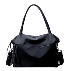 【特価商品】カジュアル 便利 かばん かばん ママカバン ビジネス 鞄 お出かけ 旅行 通学 通勤 軽量 仕切り付き 肩掛け/手提げ/斜め掛け ファスナー付き カバン 大容量 ショルダーバッグ レディース A4収納 トートバッグ 2way ナイロン [Hill