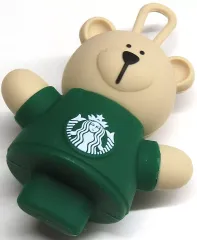 【中古】雑貨 ベアリスタ(グリーン) リユーザブルカップ専用ドリンクホールキャップ 「スターバックスコーヒー」