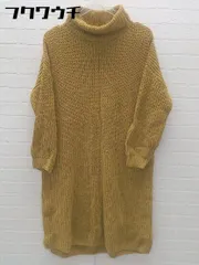 ◇ N. Natural Beauty Basic タートルネック 長袖 膝丈 ニット ワンピース サイズM ベージュ系 レディース 【中古】 【1102120010873】