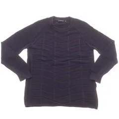 【中古】ジースターロウ G-STAR RAW コットン クルーネック プルオーバーニット ネイビー【サイズXS】【メンズ】