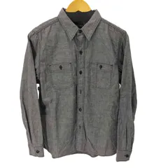 値下げ不可。フラットヘッドシャンブレーワークシャツ40サイズ THE FLAT HEAD ザフラットヘッド STEADY BLUE シャンブレー