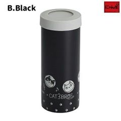 ３WAYステンレスボトル0.58ℓ（猫３兄弟　black）