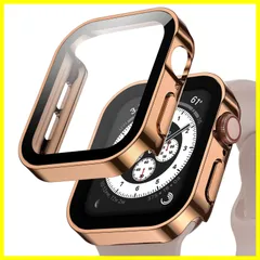 Meorcr Apple Watch 用 防水ケース 45mm 44mm 41mm 40mm アップルウォッチ ケース 3D直角エッジデザイン 保護 アップルウォッチ Series 6/SE/5/4 カバー ガラスフィルム 一体型 高透過率 日本旭硝子材 二重