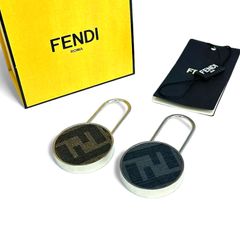 新品 FENDI FFロゴ メタル キーリング ズッカ キーチャーム