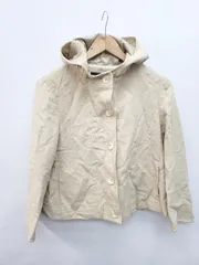 ◇ NEWYORKER ニューヨーカー フーディ 無地 長袖 ブルゾン ジャンパー サイズ9AR ベージュ系 レディース P  【1403110007317】のサムネイル