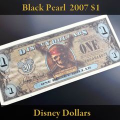 ディズニーダラー 2007年 1ドル パイレーツ・オブ・カリビアン ブラックパール号 シリーズEB