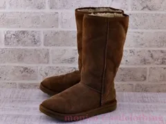 MH763 レディース UGG Australia ムートンブーツ 茶 24cm