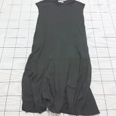 ◇ Θ ショコラフィネローブ シンプル系 ノースリーブ ロング丈 ワンピース サイズ表記なし ブラック系 レディース E  【1508250009990】