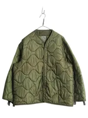 【お得なクーポン配布中!】 90s 米軍実物 US ARMY 中綿 キルティング ライナー LARGE / 古着 91年製 オールド ミリタリー アーミー 軍物 M-65 フィールド ジャケット