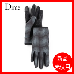 Dime City Plaid Gloves / Charcoal (ダイム グローブ/手袋)
