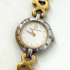 【稼働品】 ピンキー＆ダイアン Pinky&Dianne レディース腕時計 婦人時計 Y150-0H90 白文字盤 ♯1099010203