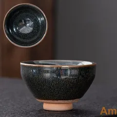 中国古美術　宋時代そば釉茶碗　XG020 中国古美術 宋時代そば釉茶碗 XG020